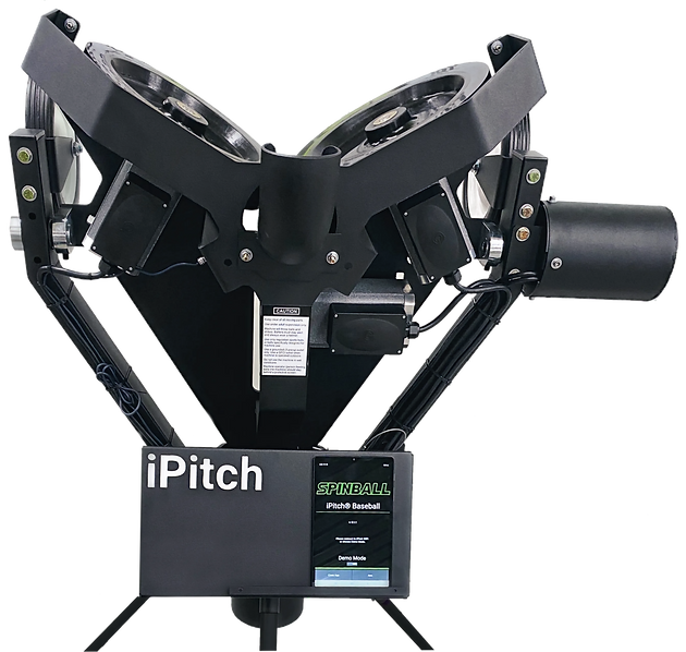 iPitch® 3-Wheel Baseball Pitching Machine - Spinball