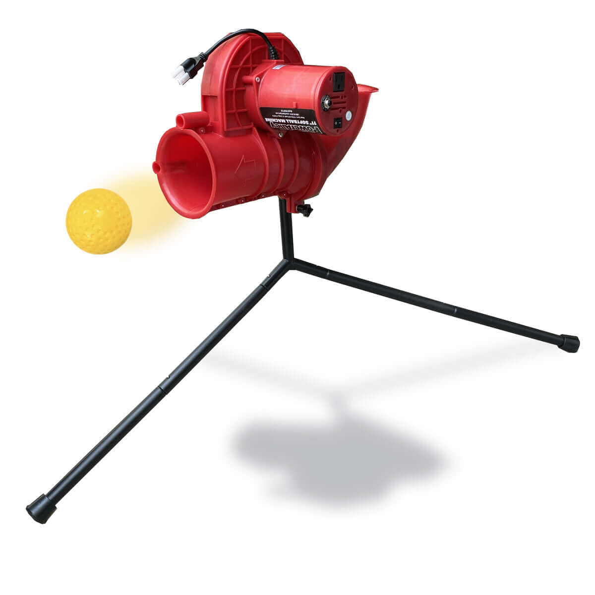12&quot; Lite Softball Pitching Machine - Variable Speed - Heater Sports - Pitches Up To 50 MPH - Fast Pitch &amp; Slow Pitch - Pitch Machine Pros