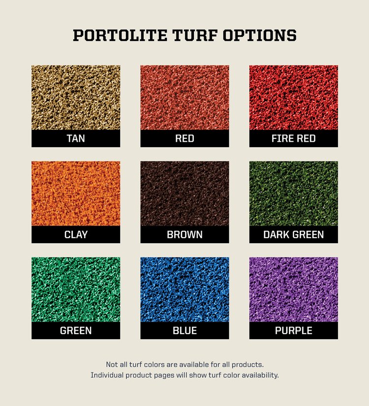 Portolite 4" Stride Off Youth Game Mound - Lightweight & Durable - Clay/Green/Red/Tan Turf - Ages 8-12 - Pitch Machine Pros