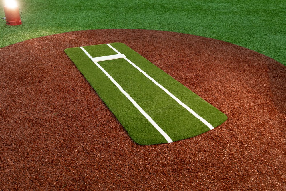 Pro Spiked Softball Game Mat-Portolite - Portolite Pitch Machine Pros