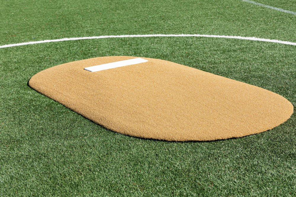 6" Baseball Game Mound -Portolite- Lightweight & Durable - Green, Clay, Red, Tan Turf Options -Perfect for Little League