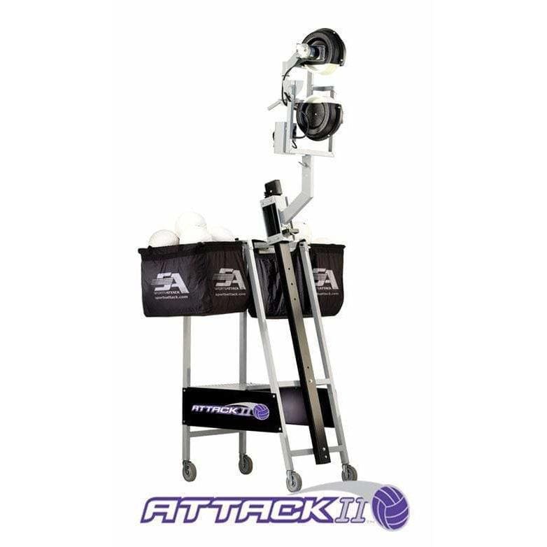 Attack II Volleyball Machine - Sports Attack - Precise Repetition Volleyball Training - Pitch Machine Pros