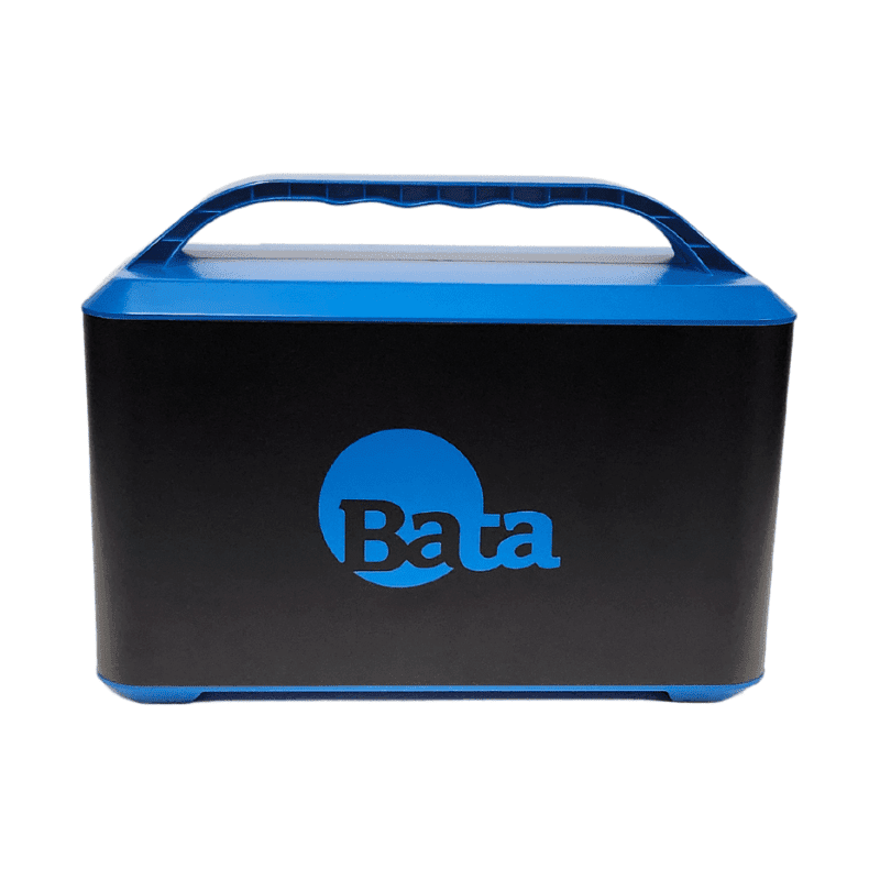 BATA Portable Pitching Machine Battery - Rechargeable Lithium Battery - 13 Hours Run Time - 1600+ Pitches - LCD Display - USB &amp; Type C Ports - DC-12V - Pitch Machine Pros