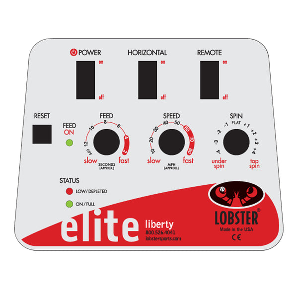 Elite Liberty Tennis Ball Machine by Lobster