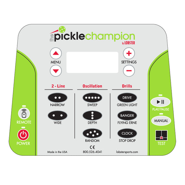 Pickle Champion by Lobster Pickleball Machine with Remote