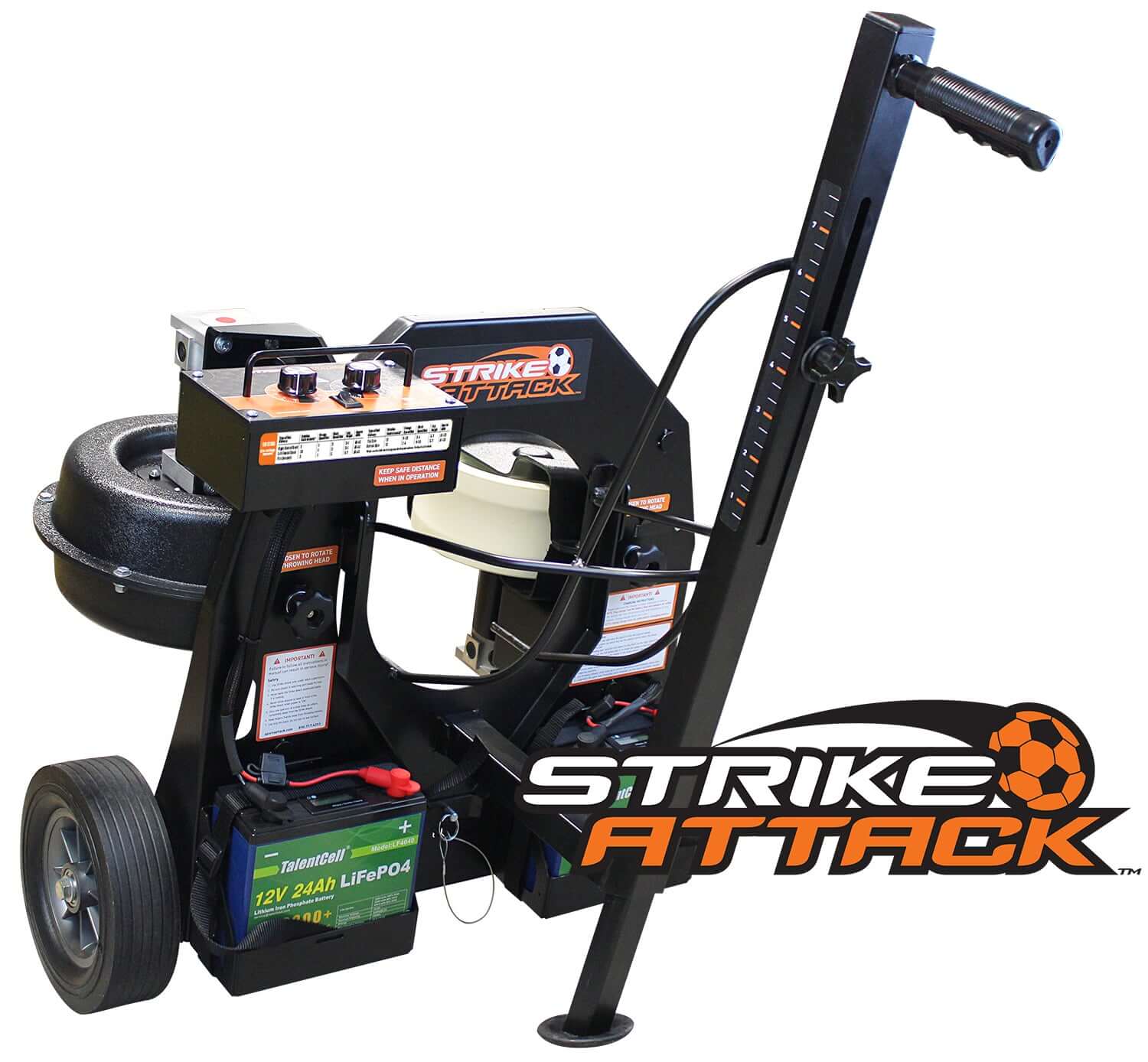 Strike Attack Soccer Machine -Sports Attack- Manufacturer Direct New - Pitch Machine Pros