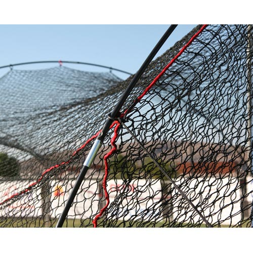 Baseball &amp; Softball Real Ball Home Batting Cage 22 Feet - Pitch Machine Pros