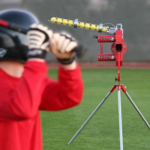 Curveball Pitching Machine with Auto Ball Feeder - Heater Sports - 75 MPH Baseball Pitching Machine - - Pitch Machine Pros