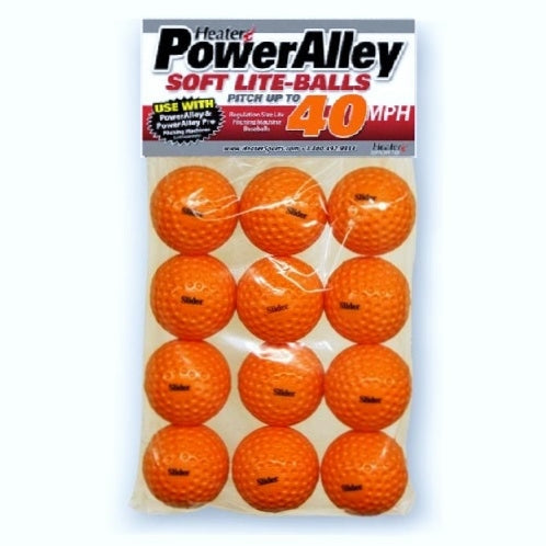 40 MPH Orange Lite Baseballs - Pitch Machine Pros